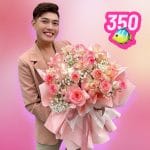 Bó hoa hồng dễ thương